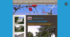 Desktop Screenshot of chateaufontguitard.fr